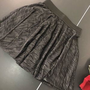 Heather black skirt